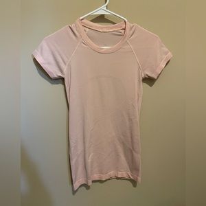 Pink Lululemon swiftly tech